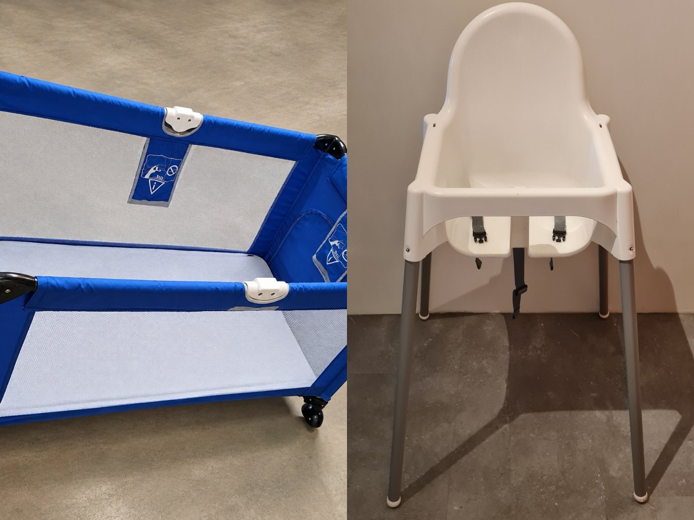 Kinderbed en kinderstoel